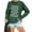 Dark Green, variant on Huaizzzy Women's Long Sleeve Hoodie with Crew Neck and Letter Print Casual Sweatshirt for Everyday Wear Crop Sweatsuit Beach Hoodies Women Knit Sweater Pants Set Corded Sweatshirt Fit Cans Old School