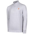 thumbnail image 2 of Men's Gray San Francisco Giants Sublime Tri-Blend Quarter-Zip Jacket, 2 of 3