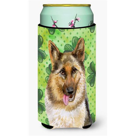 

German Shepherd St Patricks Tall Boy Beverage Insulator Hugger