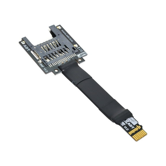 FVH TF Micro SD Male Extender to SD Female Card Extension Cable Adapter Flexible SD/SDHC/SDXC UHS-III UHS-3