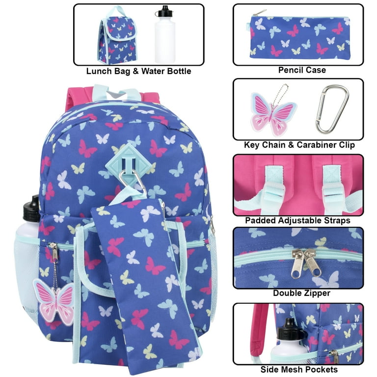 Shop Girl's 6 in 1 Backpack Set Including – Luggage Factory