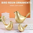 thumbnail image 3 of XIBUFE 2026 New 1 Pcs Gold Decor Accents,Small Animal Statues,Modern Home Decorative,Birds Sculpture,Ornaments for Shelf,Bookshelf,Coffee Table,Knick Knacks Home Decor for Shelves (Gold Bird), 3 of 7