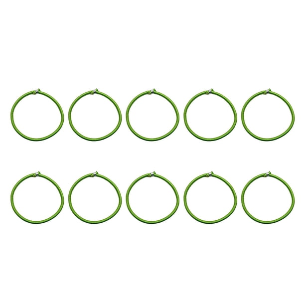 10x Cuerda elástica para trampolín, correas de amarre de 8 mm Verde