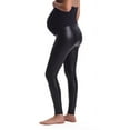 thumbnail image 2 of Commando Faux Leather Maternity Legging - SLG89 (Black, S), 2 of 2