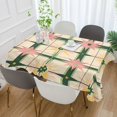 thumbnail image 2 of Yayeee Tablecloths 54" x 54" Rectangle Wrinkle Resistant Party Table Cover, Retro Green Stars, 2 of 8