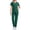 Dark Green-50228AA, variant on Medical Uniform Women's Scrubs Set Nurse Uniform Jogger Suit Stretch Top & Pants Scrubs Set for Women