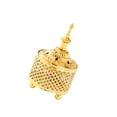 thumbnail image 1 of kurtrusly Brûleur d'Encens Islamique au Charbon Design Encensoir Doré Porte-Bougie Style 2, 1 of 8