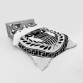 thumbnail image 3 of Ambesonne Retro Bedding Set 3 Pcs, Column Laurel Wreath, Twin, Black White, 3 of 3