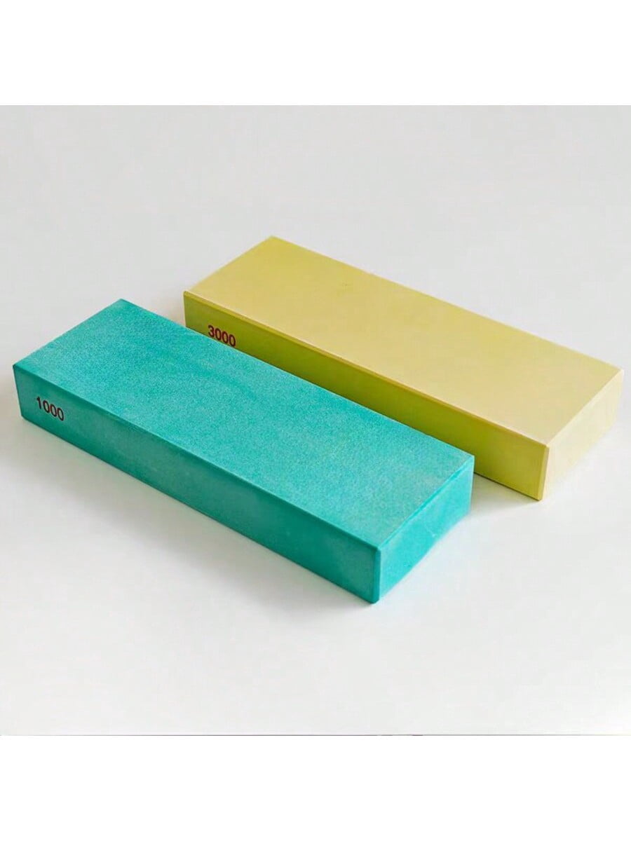 ARTIDGE 400 Grit Sharpening Stones-Larger Grinding Surface Make Sharpening Knife Easier Reduces the Risk of Injury White Corundum Material Sharpener (Product Color Not Fixed)