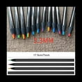 thumbnail image 4 of Wooden Rainbow Colored Pencils, 7 Color in 1 Rainbow Pencils, for Drawing Coloring Sketching, Multicolored Core, (12), 4 of 8