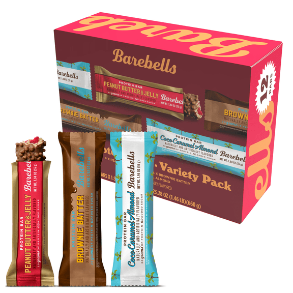 Barebells Protein Bar Viral Variety Pack, 12 Count