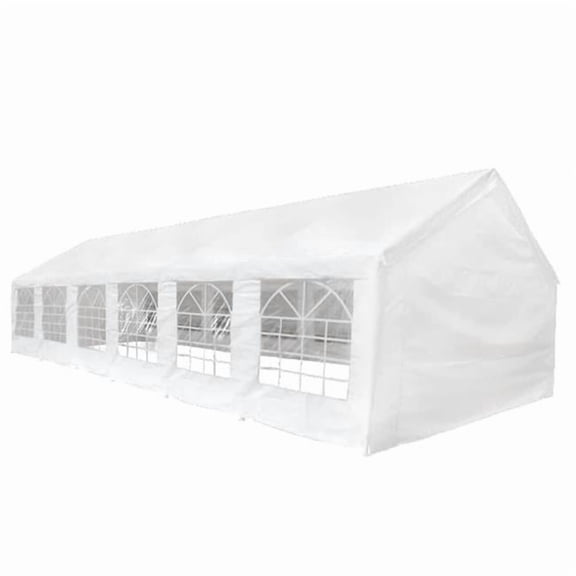 1.5 in. Outdoor 40x20 Gazebo Party Tent, White