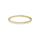 thumbnail image 1 of Pulsera de tenis Swarovski Matrix con piedras transparentes en tono dorado, 1 of 4