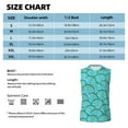 thumbnail image 6 of Bingfone Beautiful Seashells Pattern Men's Tank Tops Workout Sleeveless Tee Shirts Running Beach Tanks for Men-Medium, 6 of 8