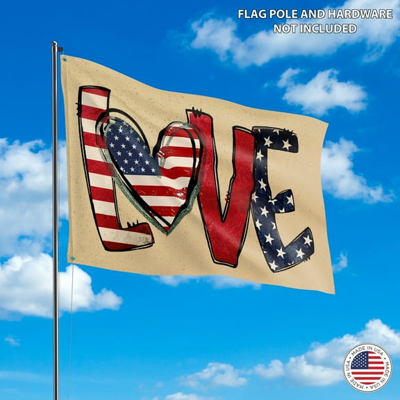 USA Love 3 x 5 flag by Ashton