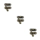 thumbnail image 3 of Scienceny Candado antiguo Cerradura de gancho Cerradura Hebilla oculta de protección Capturas Decoración Herrajes para muebles de Type1 NO1, 3 of 6