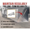 thumbnail image 5 of Aluminum Mounting Brackets for Flatbed and Stepdeck Trailer Toolbox - 24" x 24" Bolt-On, Weather Resistant Underbody Truck Tool Box Mounting Kit - 1 Pair, 5 of 17