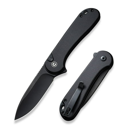 CIVIVI Pocket Folding Knife 7.06 Button Lock Elementum II C18062P-1