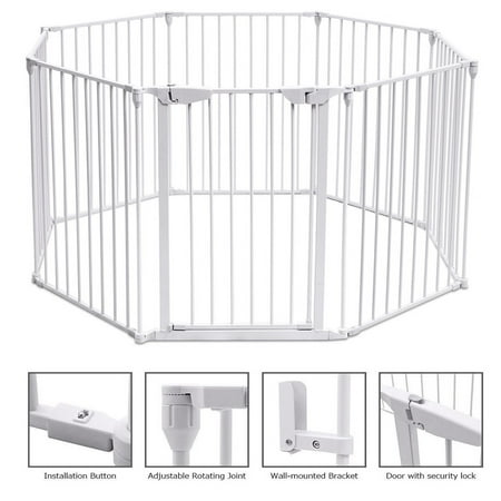 Costway Barriere De Securite Enfant Bebe Grille De Protection Pour Cheminee Escaliers Et Parc 8 Pans Blanche Walmart Canada Costway Barriere De Securite Enfant Bebe Grille De Protection Pour Cheminee Escaliers Et Parc 8 Pans Blanche Walmart Canada