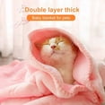 thumbnail image 5 of Visland Dog Cat Blanket, Thickened Soft Cozy Double Sided Velvet Winter Warm Pet Cushion for Puppy Kitten Small Medium Dogs, 5 of 8