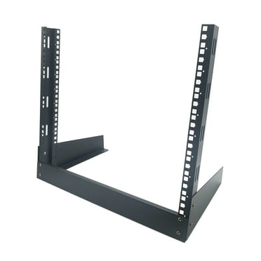 CNAweb 9U Open Frame 19" Inch Desktop 2 Post Network Rack Stand
