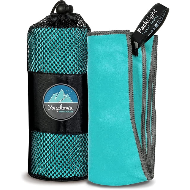 Toalla Youphoria Outdoors de microfibra de secado rápido para viajes, 51 x 102 cm
