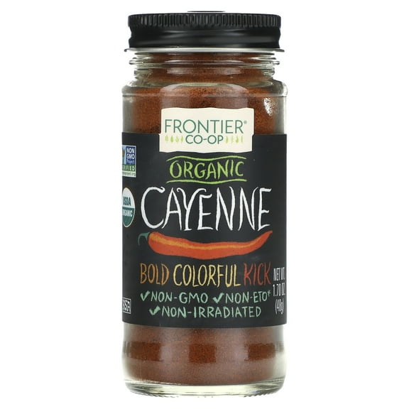 Frontier Co-op Cayenne Ground Certified Organic, 1.7 Oz