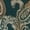 Emerald Soft Paisley, variant on Women's Plus Size Petite Juliette Bell-Sleeve Blouse