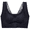 Black, variant on Womens Bras Front Closure Full Coverage Back Support Wireless Corrector Bra Womens Seamless Jelly Bras 1 PC