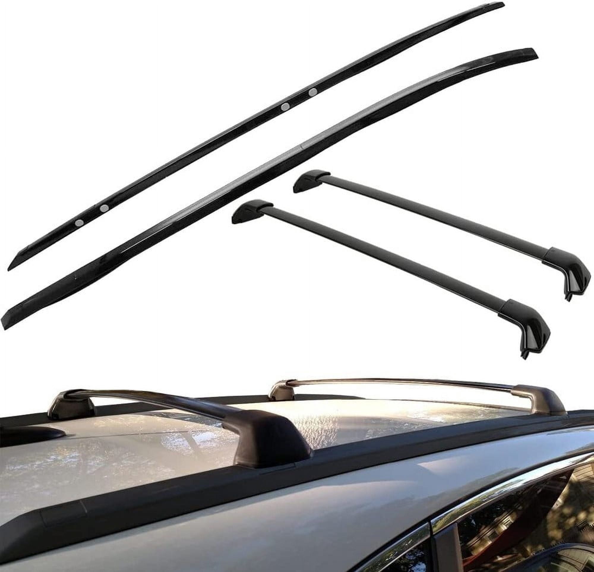 4Pcs Roof Rack Cross Bar Side Rail for 2012-2016 Honda CRV CR-V Luggage OE Style