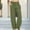 *Army Green, variant on ClodeEU Women's Lightweight Wide Leg Pants ,Elastic Waist Loose Trousers, Casual Trousers With Pocket Army Green,Womens Plus XXXL