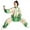 Beige green, variant on Morning Exercise Clothes Embroidery Sports Tai Ji Suit Men's Performance Costume Women's Martial Arts Sets