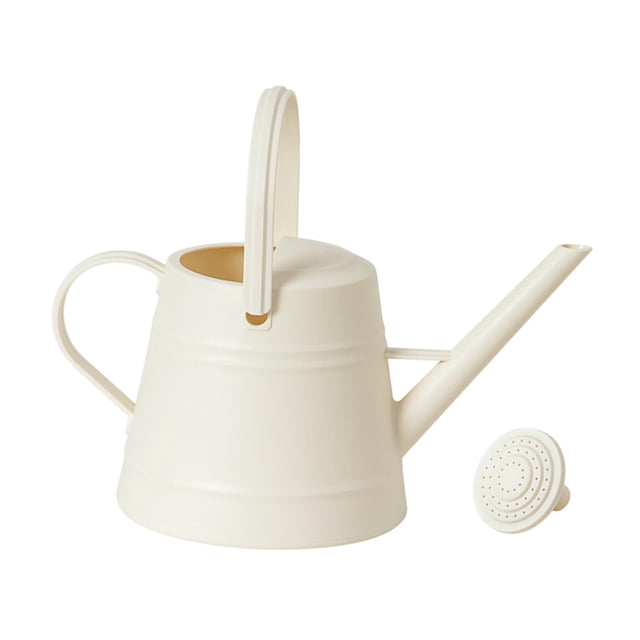 Lata de agua larga lata de 3.8l lata de riego de flores para planta de riego de planta de casa Beige