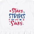 thumbnail image 4 of Inktastic 4th of July Stars Stripes and Sass Blue and Red Stars Girls Toddler Dress, 4 of 5