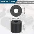 thumbnail image 2 of 12Pack Thick Rubber Spacer, 5/8 Inch OD x 3/16 Inch ID x 9/16 Inch Thickness, 2 of 6