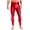 Burgundy, variant on Men's Shiny Oil Leggings High Waist Stretchy Compression Pants Glossy Gym Fitness Underpants Royal Blue M