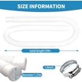 thumbnail image 4 of Usmixi Online Shopping, 4-Piece Set 1.25-Inch Pool Hose 59-Inch Long Accessory Pool Pump Replacement Hose Above Ground Pool Filter Pump Using 1 1/4 Diameter Hose, 4 of 7