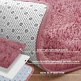 thumbnail image 4 of Homore Cute Fluffy Velvet Carpet Soft Washable Area Rugs for Kids Girls Bedroom/Nursery Room/ Living Room Decoration,5'x8',Blush, 4 of 6