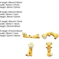 thumbnail image 4 of 4Pcs Cute Giraffe Figurines, Mini Resin Animal Desk Decor for Computer Monitor, Car Dashboard, Shelf & Festival Indoor Decor(4Pcs, B), 4 of 8