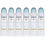 6 Pack Dove Cotton Soft Antiperspirant Deodorant Spray, 150ml Each