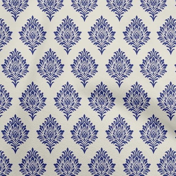 oneOone Viscose Chiffon Beige Fabric Block Sewing Material Print Fabric By The Yard 42 Inch Wide-HA