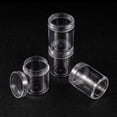 thumbnail image 4 of 4 Set Plastic Bead Storage Containers Rectangle Clear 16x12.2x5.5cm Capacity: 20ml(0.67 fl. oz) 12pcs/Set, 4 of 7