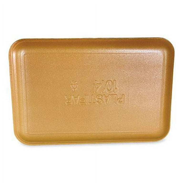 Meat Trays, 13.81 x 9.25 x 2.7, Yellow, 100/Carton Meat Trays, 13.81 x 9.25 x 2.7, Yellow, 100/Carton