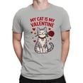 thumbnail image 2 of Cat Valentine Rose Design Men's T-shirt, 2 of 3