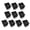 Black without lights, variant on 16A 250V Electrical Rockers Button Switches For Ovens And Sports Equipment Reliability Performances