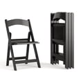 thumbnail image 1 of Juego de 4 sillas plegables Flash Furniture Hercules Series, color negro, 1 of 9