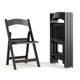 thumbnail image 1 of Juego de 4 sillas plegables Flash Furniture Hercules Series, color negro, 1 of 9