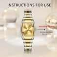 thumbnail image 3 of LIEBIG Watches for Women Wrist Watches Waterproof Womens Watch Casual Fashion Simple Square Quartz Wristwatch, 3 of 9