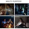thumbnail image 7 of Rechargeable Book Lamp 4 Led Hanging Lamp, Reading Light For Reading In Bed, 3 Brightness Levels Reading Lamp, 7 of 7