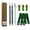Silver, variant on Tree Stake Set Straightening Leaning Rustproof Stakes Supports with Strap Against Bad Weather for Newly Planted Trees